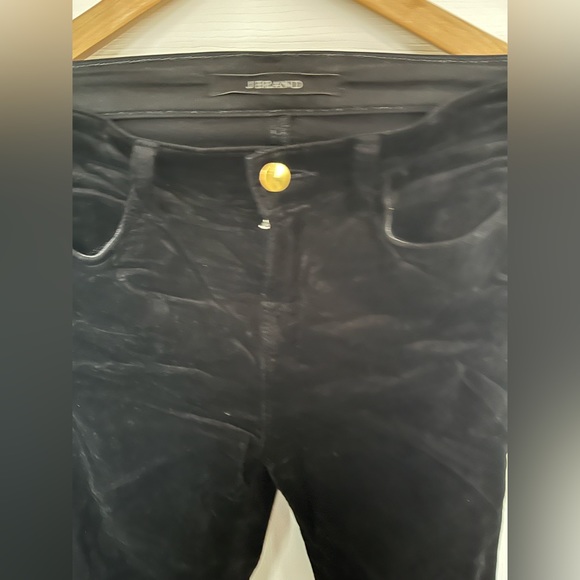 J Brand black velvet flared jeans - Picture 2 of 3